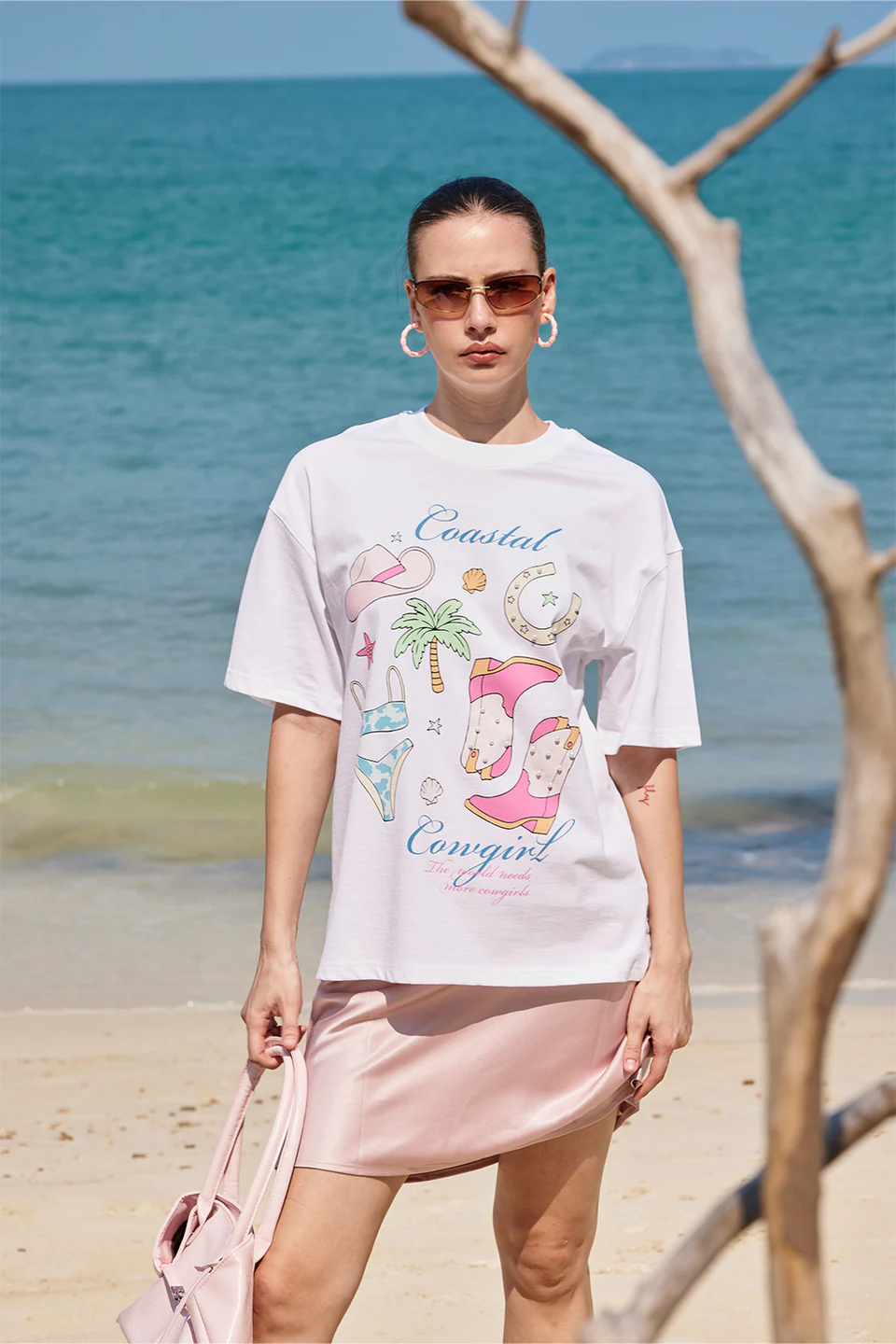 Coastal Baddie Girl X- Oversize